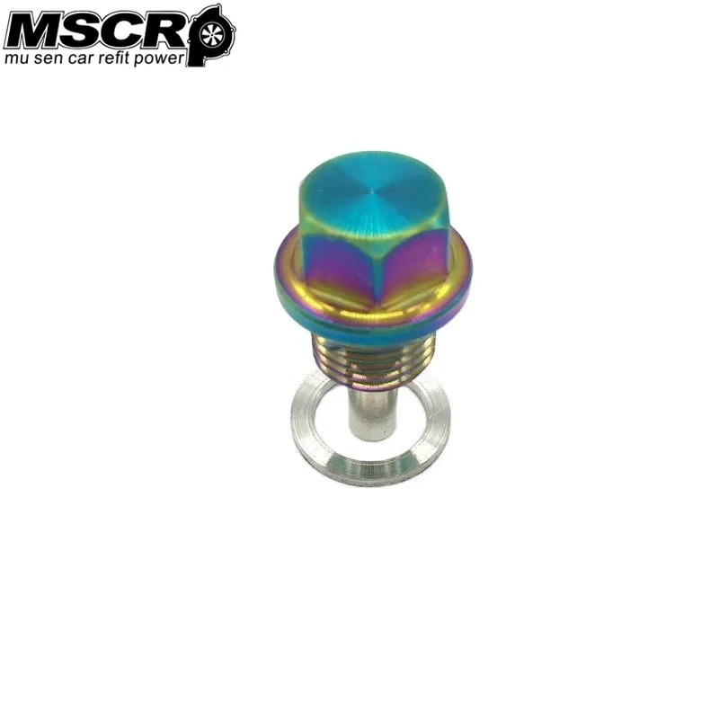 Титановый сплав neo хром Магнитная дренажная масляная пробка M14 * 1 5|plug weld|plug usbplugs