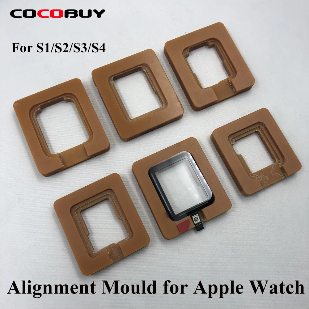 Выравнивание формы для наручных часов Apple Watch 42/38/40/44 мм S1 S2/3 S4 спереди Стекло ЖК
