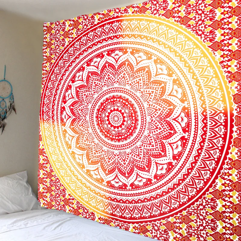 Горячая Распродажа МАНДАЛА ГОБЕЛЕН настенный индийский бохо стиль эстетическое