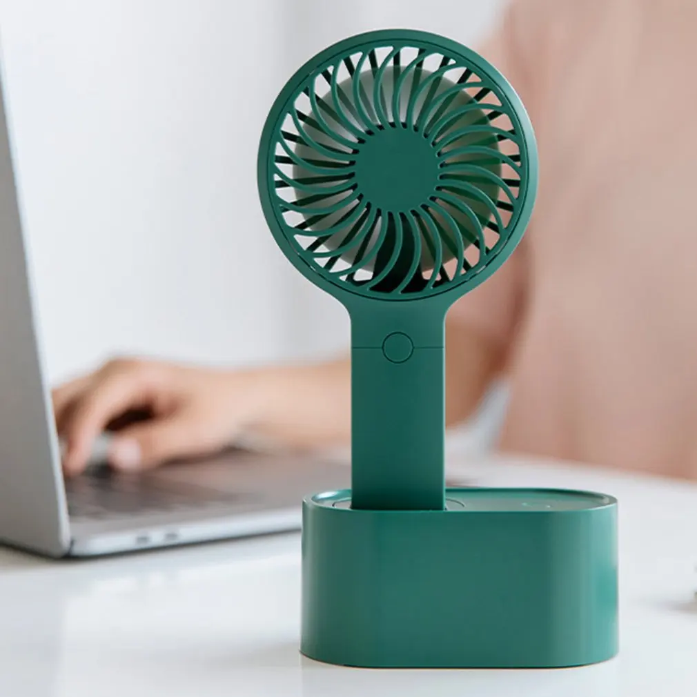 

Portable Rotatable Fan Silent Three Gear Wind Speed 2000mah Usb Charging Small Fan For Office Home School