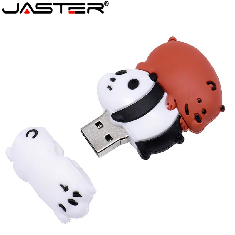 Флеш накопитель JASTER в виде милой панды флешка подарок 4 ГБ 8 16 32 64 ГБ|USB