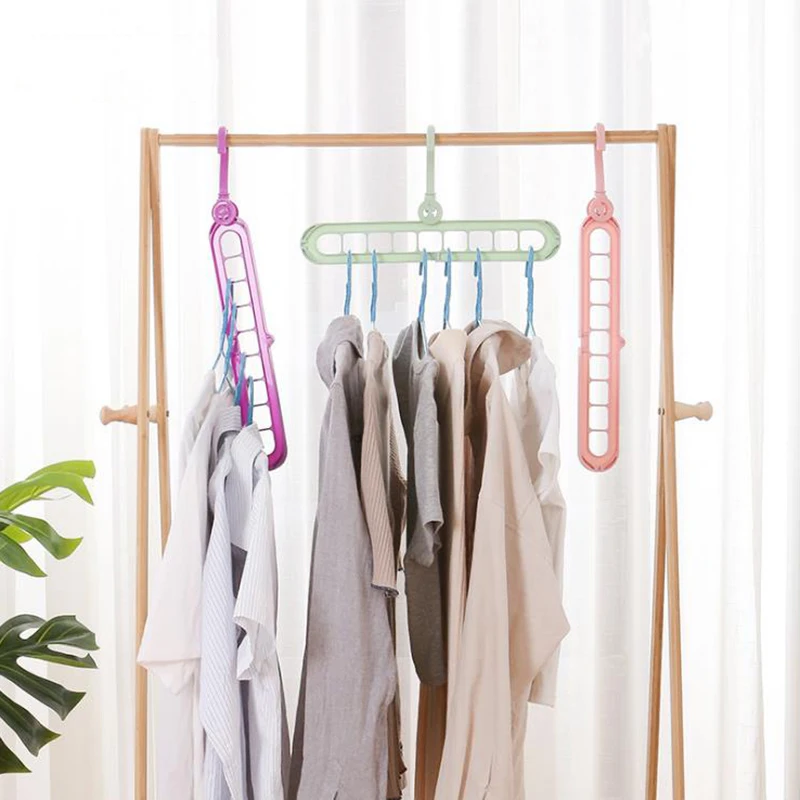 Креативная Многофункциональная вешалка Пластиковая Складная сушильный стеллаж