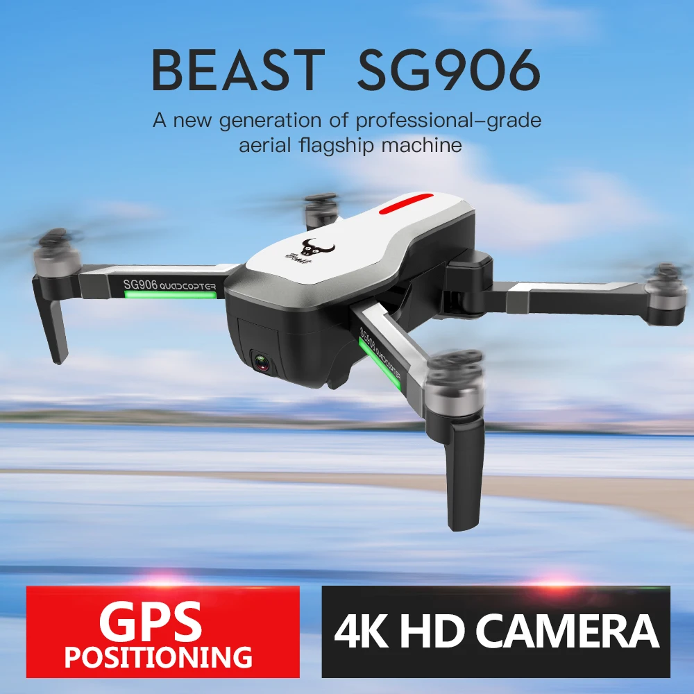 SG906 GPS Brushless 4K RC Drone with Camera Handbag 5G Wifi FPV drone Optical Flow Positioning Altitude Hold Quadcopter | Игрушки и