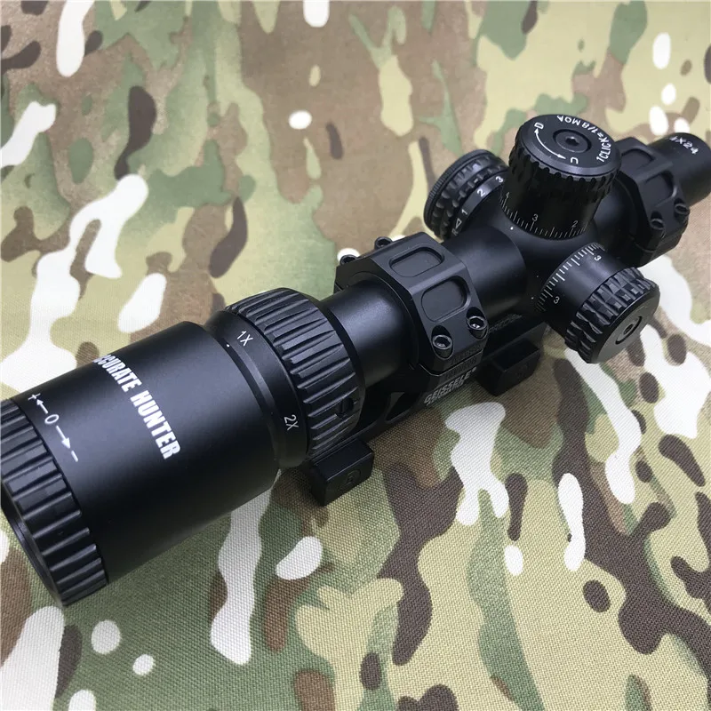 Точный оптический прицел 1 5 5x20 с зеленой и красной подсветкой дальностью