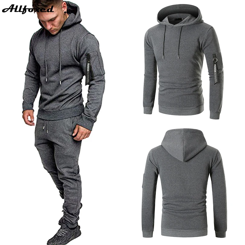 

New Mens Sets Camouflage Autumn Winter Running Casual Jogger Tracksuit Men Sweatshirt Sports Set Zipper Slim Fit Male Sport Suit