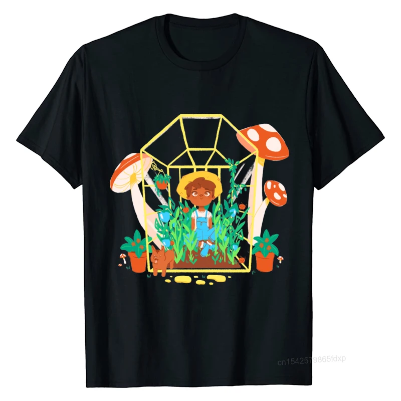 

Greenhouse T-Shirt Harajuku Vintage Men T-Shirt New Arrival Party Tees Japanese Anime Cotton Women Punk Tops