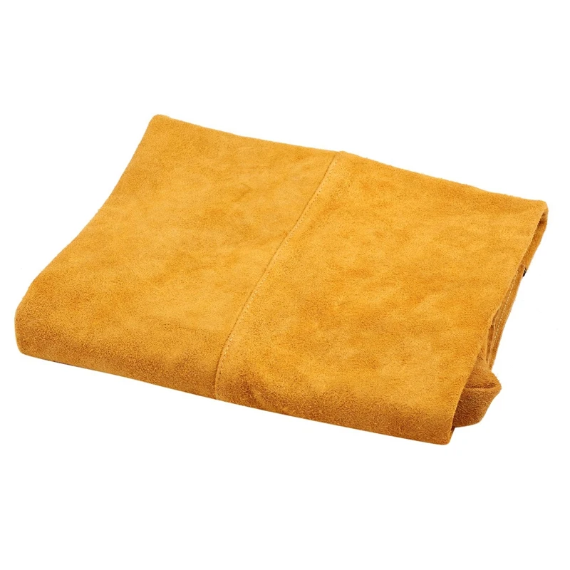 Promotion! 120cm Welding Apron Flame Retardant Long Sleeve Welder Protective Clothing Split Leather Fire-Resistant |