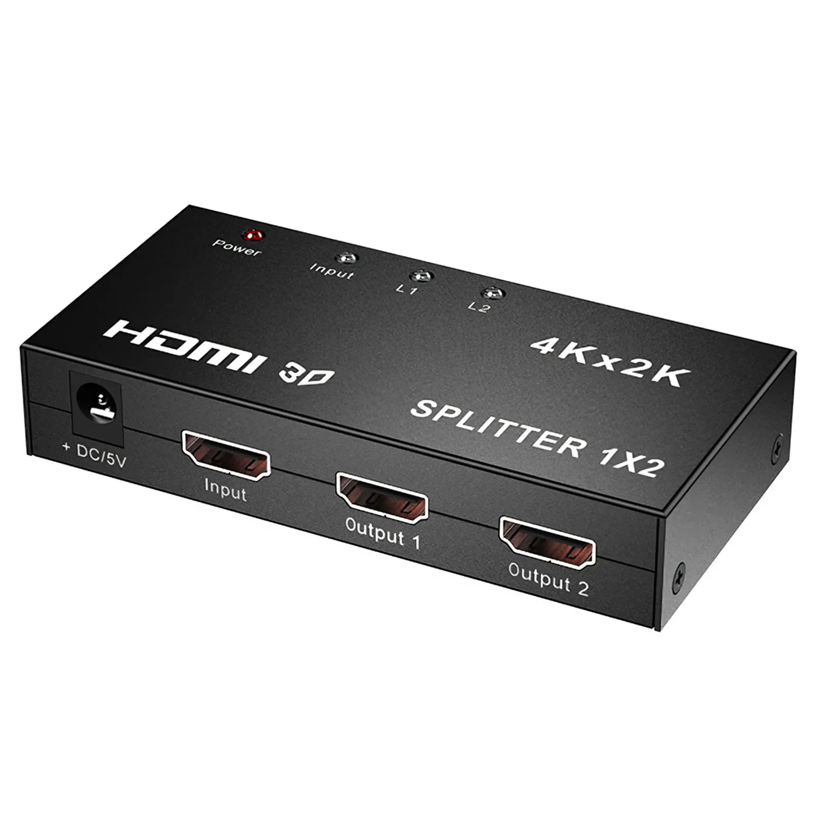 

4K HD переключатель 1 вход 2 Выход видеосигнала сплиттер 4K/2K/1080P HDMI-совместимый дисплей 1 источник на 2 идентичных дисплея преобразователь