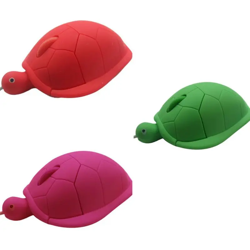 Милая мышь черепаха эргономичная оптическая проводная USB смешная форма