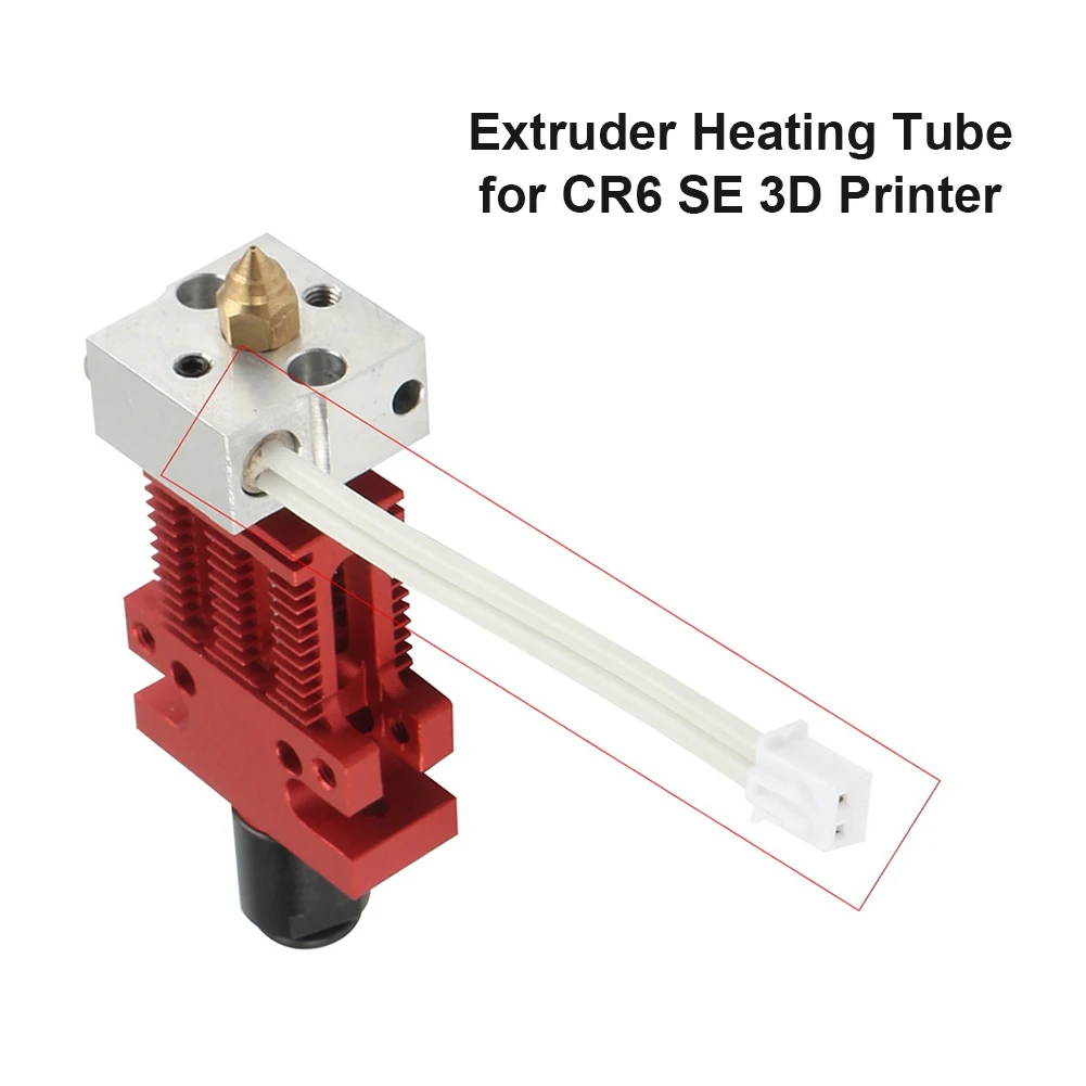 

3D Printer Heating Tube Parts High Temperature Hotend Extruder Heating Rod for CR-6 SE CR-5 PRO 3D Printer Attachment
