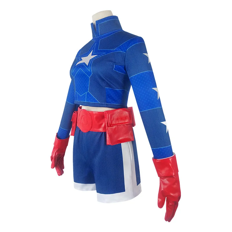 Cosplay Courtney Whitmore Costume Suit Women Girls Supergirl Suits Halloween Carnival Outfits |