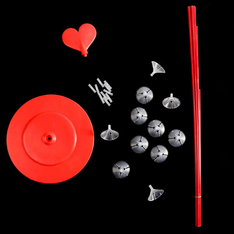 1 набор пластиковых воздушных шаров колонна-подставка настольная подставка