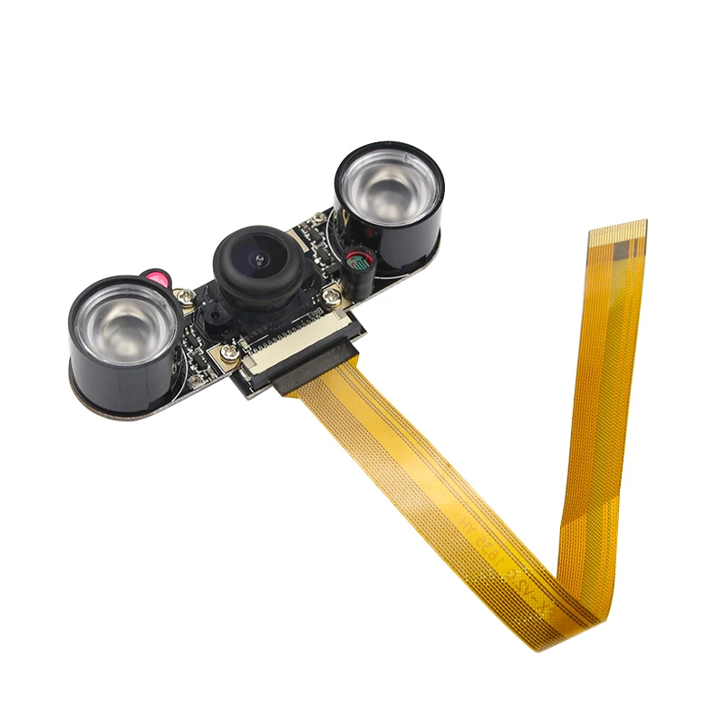 

Promotion--Raspberry Pi Zero Night Camera + 2Pcs IR LED 5MP Camera Module For Raspberry Zero Wide Angle Fish Eye Webcam