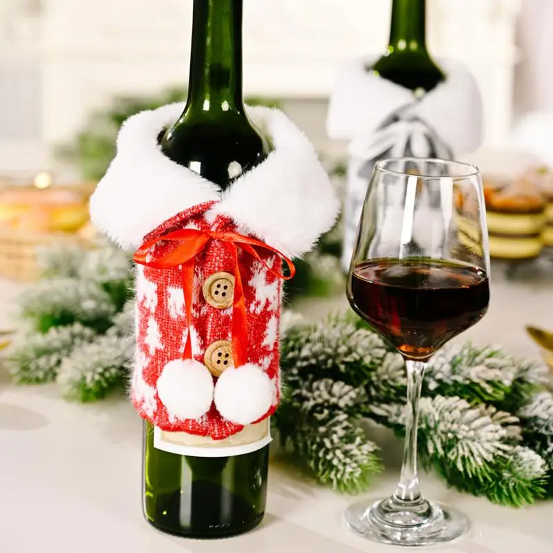 

Christmas Wine Bottle Cover Merry Christmas Decorations For Home Xmas Gift 2022 Natal Noel Christmas Table Decor New Year 2022