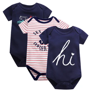 Комбинезон детский, из 100% хлопка, с коротким рукавом