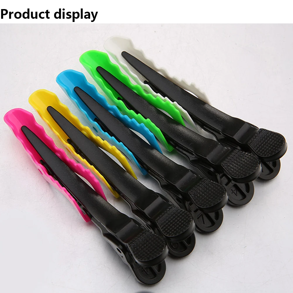 6 шт. новые популярные профессиональные заколки для волос типа крокодил женщин