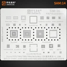 Трафарет Amaoe SAM14 BGA для Exynos 7870 7884 7885 7904 9610 9611 CPU A10 A30 A50 A70 A105F A600F, чип ПА IC