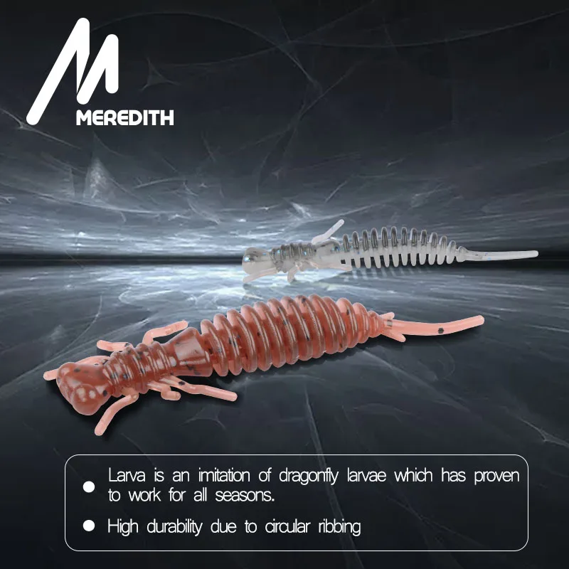 Фото Рыболовная приманка MEREDITH, 8 шт./лот, 62 мм, 1,7 г №3