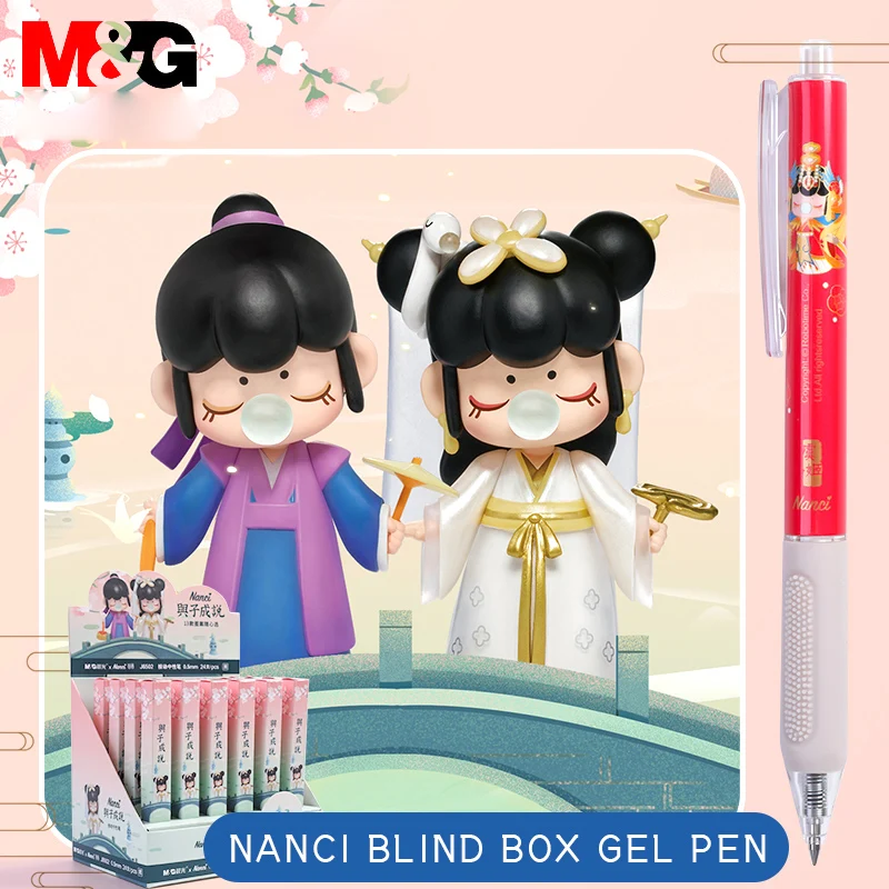 

Blind Box Gel Ink Pen Nacci Limited Cute Fine Point Ballpen Soft Rubber Grip Kawaii Pen School Office Gift Stationery