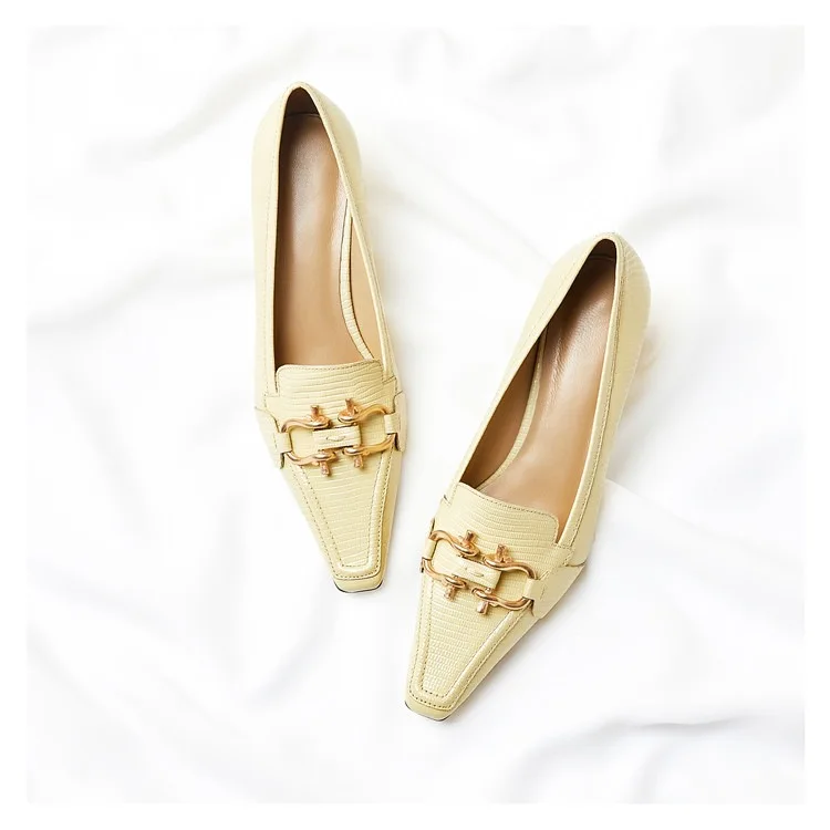 Туфли LMCAVASUN женские на тонком каблуке-шпильке маленькие кожаные в британском