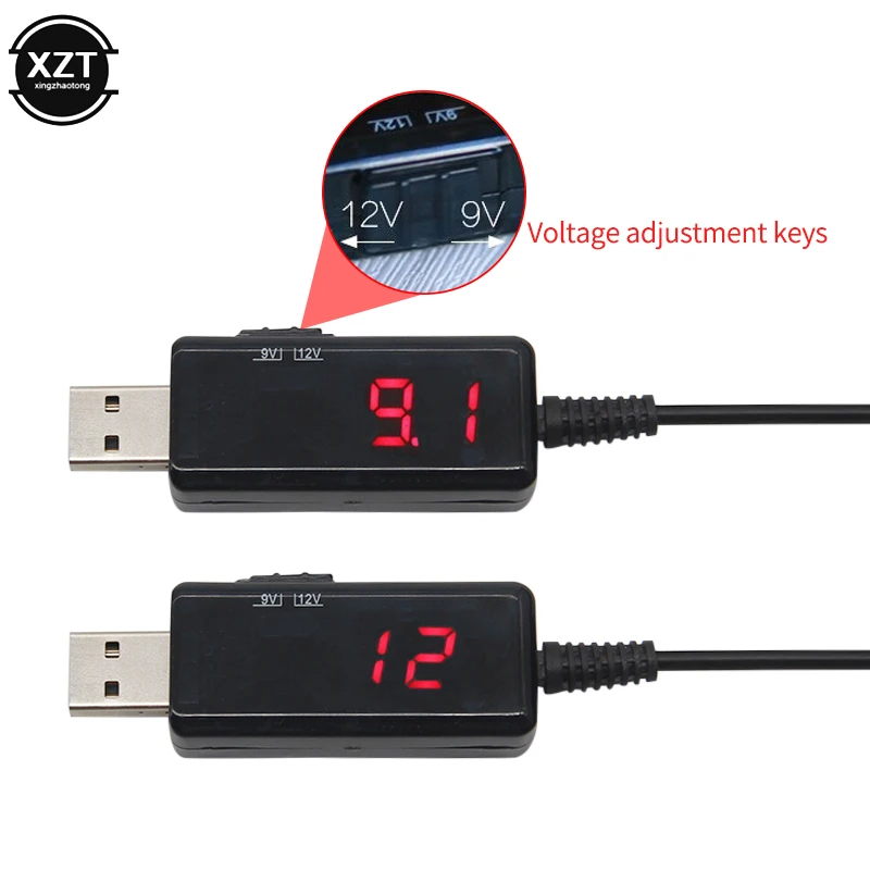 USB кабель для преобразователя постоянного тока с 5 В на 9 в 12 регулируемое