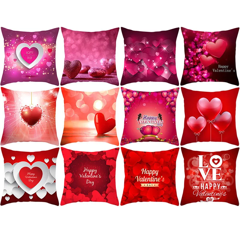 Чехол для подушки на День святого Валентина декоративная подушка дома чехол s