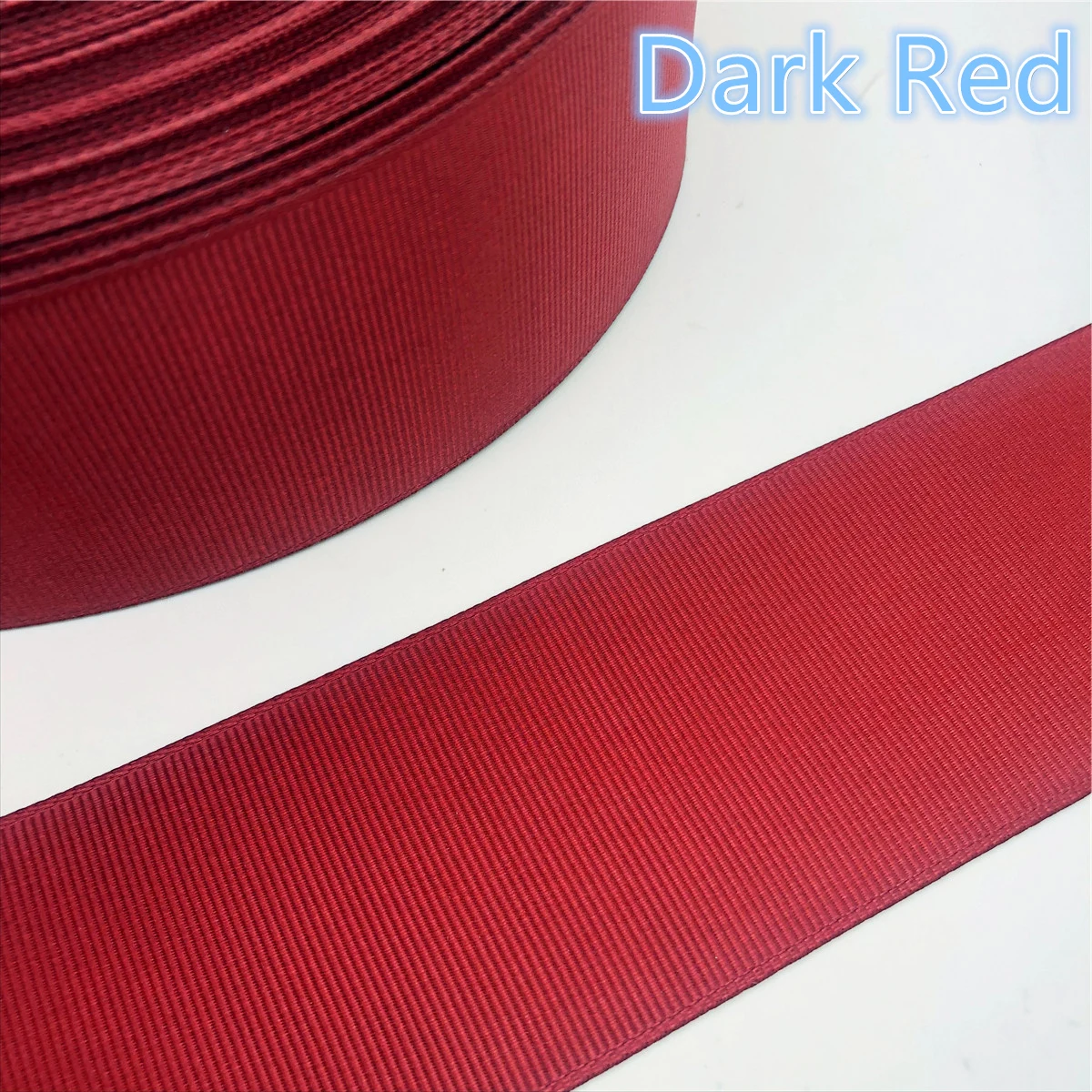 Dark Red Новинка; 10/15/20/25/40/50 мм Ширина Grosgrain поликлиновый приводной ремень многоцелевые Свадебная вечеринка - Цвет: Dark Red