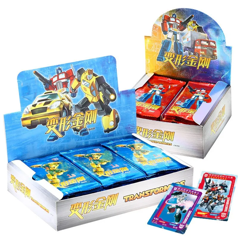 2021 nueva 240-288 Uds deformaci&oacute;n Robot colecci&oacute;n tarjetas de ni&ntilde;os chicos cumplea&ntilde;os regalo juego de mesa para cartas juguetes para Navidad en familia-1