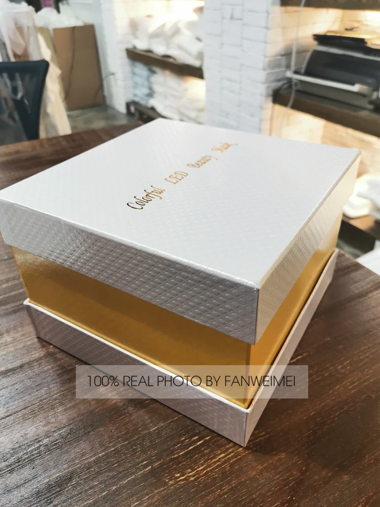 7 цветов светильник светодиодный маска для лица с шею корейский Фотон