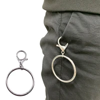 new female large ring key chains 2020 new fashion unisex waist chain personality jeans decorative chain belt