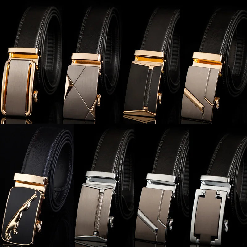 

Male automatic buckle belts for men authentic girdle trend men's belts ceinture Fashion designer women jean belt Long 110-130