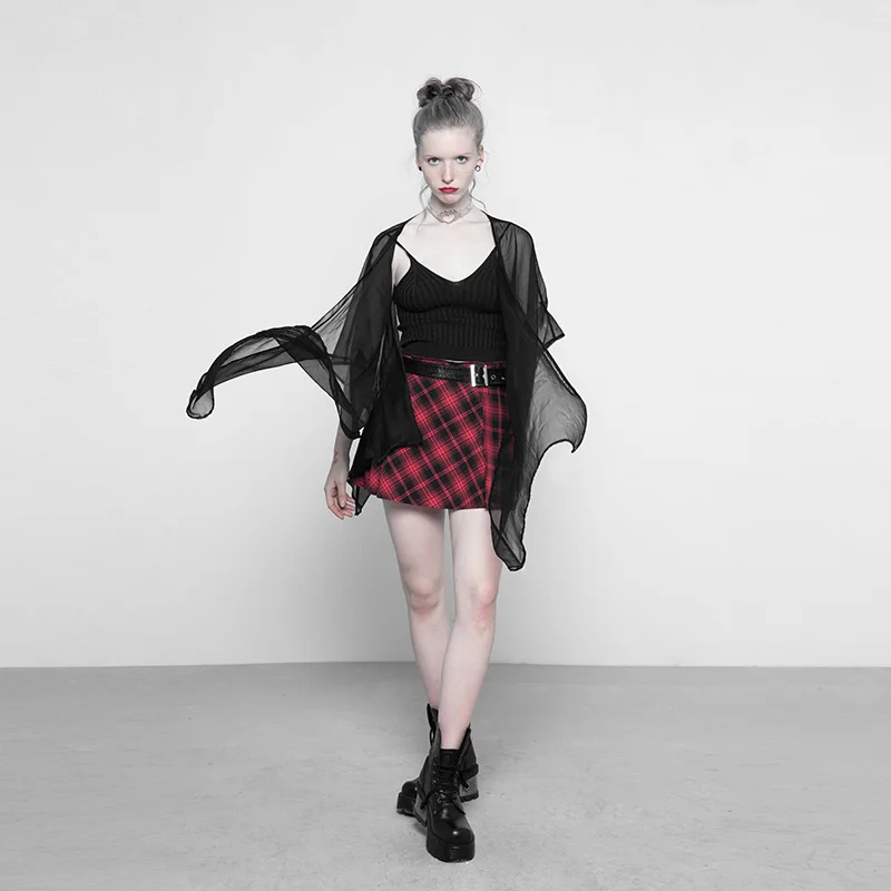 Женская шифоновая шаль в стиле Панк RAVE модная многофункциональная