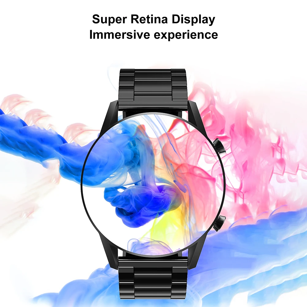 

DT92 Smart Watch Men Bluetooth Call 1.3 Inch Full Touch Screen IP68 Waterproof Heart Rate Blood Pressure Oxygen For Android IOS