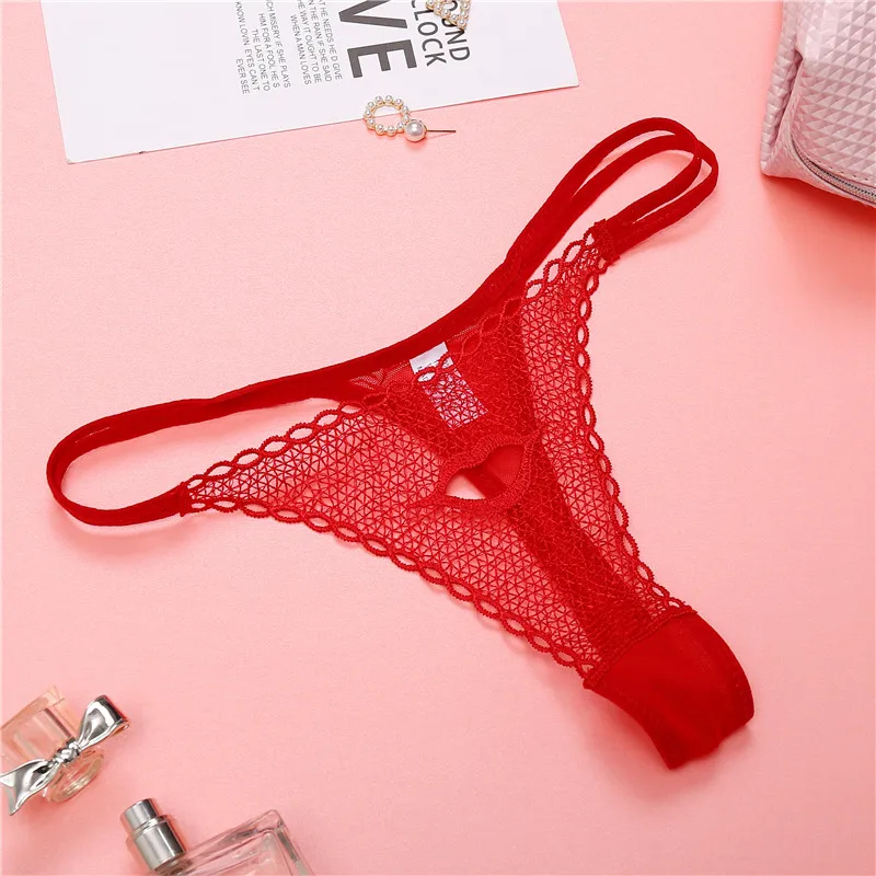 3 шт./лот комплект кружевных трусиков с дырочками для женщин модные женские