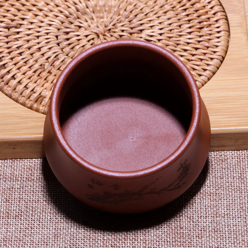 Yixing фиолетовая чайная чашка 100 мл|Чашки и соусницы| |