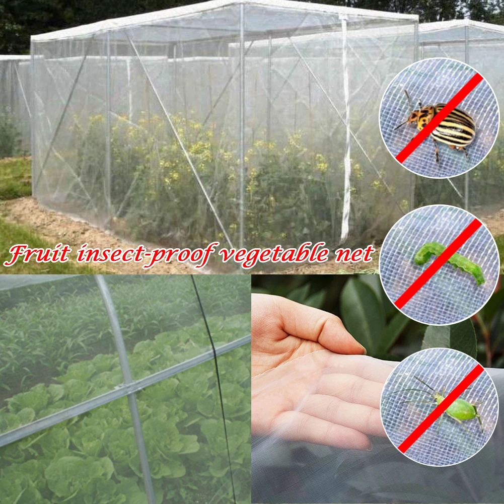 

40 Meshes Anti Insect Bird Nets Garden Plants Farm Vegetable Pest Control Screen Household Garden Planting Elements