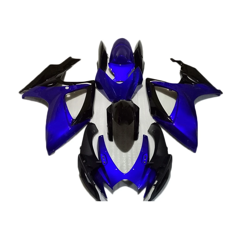 

Лидер продаж, Премиум Обтекатели для Suzuki GSXR600 2006, синий, черный обтекатель для инъекций, детали 06 07 GSXR750 2006 2007 K6 ZE18