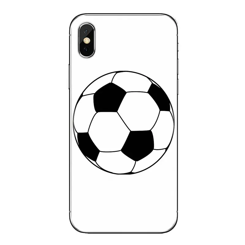 Soft Transparent Shell Covers football soccer ball design For Huawei Mate Honor 4C 5C 5X 6X 7 7A 7C 8 9 10 8C 8X 20 Lite Pro |