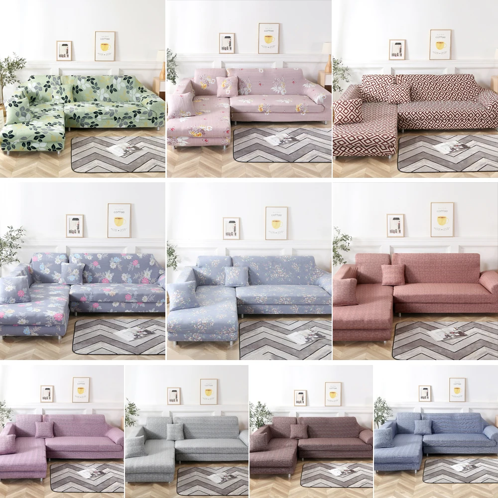 2 шт. Чехлы для углового дивана l образный диван гостиной секционный шезлонг Чехол