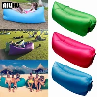outdoor inflatable air bed sofa lounger couch chair bag camping inflatable sofa beach portable folding chair sleeping bag