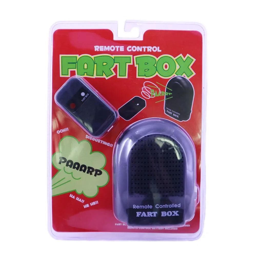 

Funny Tricky Electronic Remote Fart Box Gift Series Control Woody Authentic-sounding Magnetic Fart Box