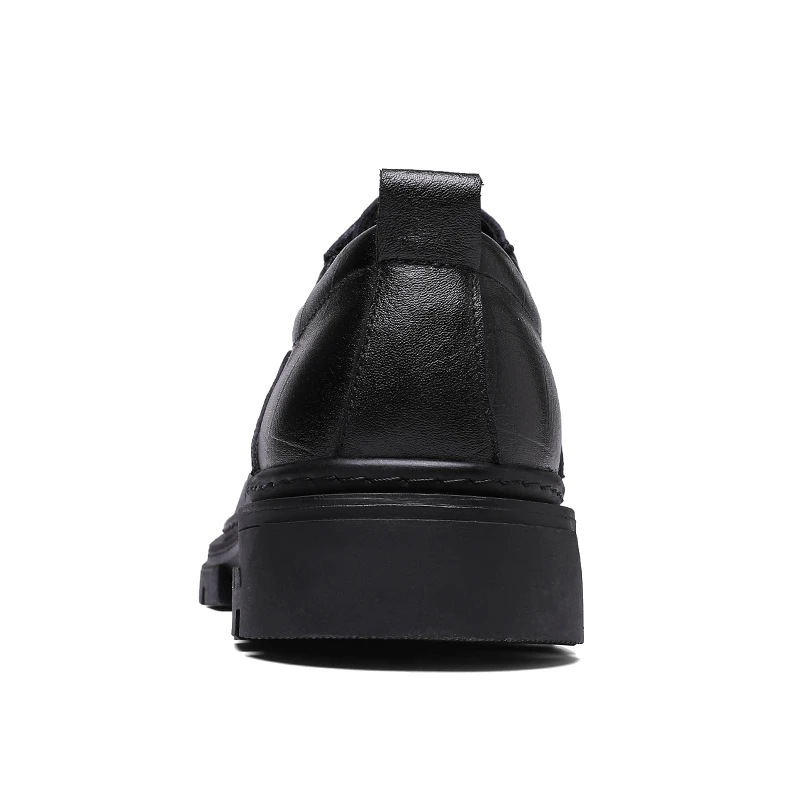 CLAXNEO Man Oxfords Genuine Leather 2020 Spring Male Dress Shoes High Increase clax Men's Derby Footwear Brand Big Size | Обувь