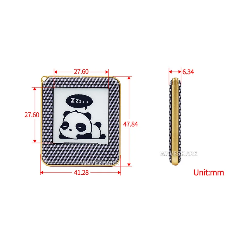 Tri-Цвет 1 54 &quotNFC e-Бумага e-Ink Дисплей с чехол для смартфона NFC поддерживает