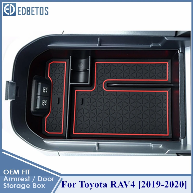 Для Toyota RAV4 RAV 4 2019 2020 аксессуары подлокотник коробка для хранения центральная