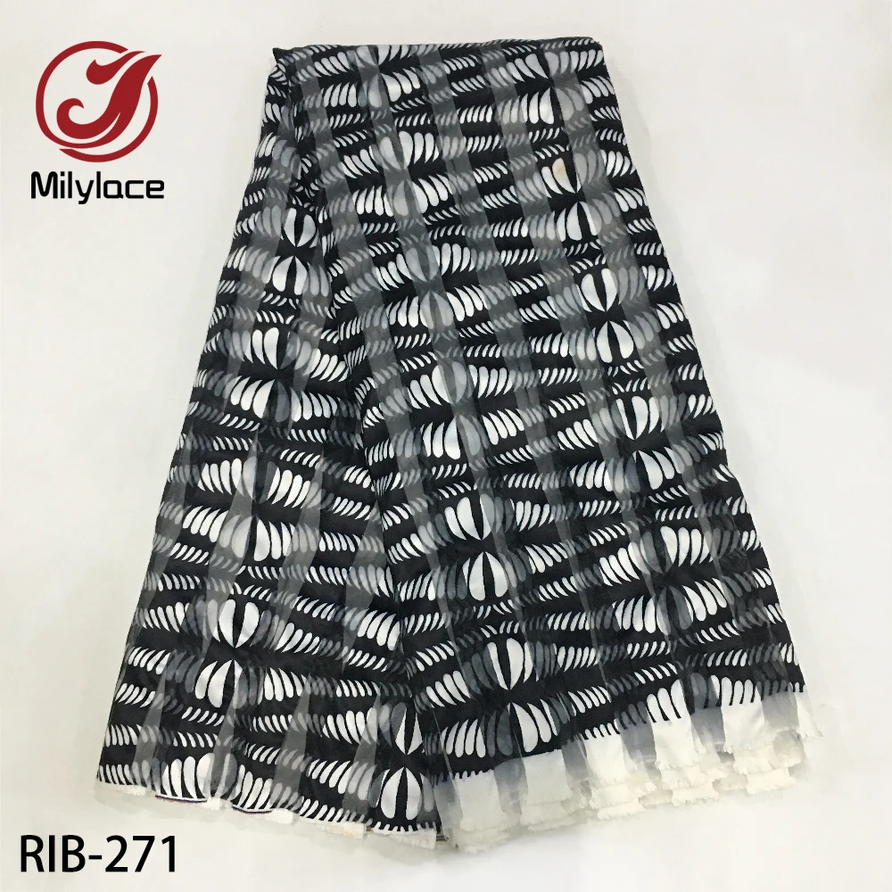 Новинка шелковая восковая африканская ткань лента в полоску мягкий материал