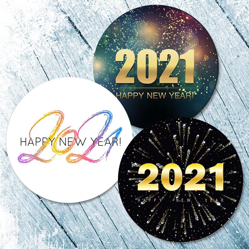 

Декоративный стикер, бумажный стикер, наклейка для подарка, этикетка, Новогоднее украшение, товары для рождественской вечеринки, новый год ...