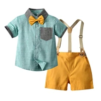 kids formal clothes for 1 6 years boys birthday party dress summer 4 pieces children suit set infant boy clothing gift costume