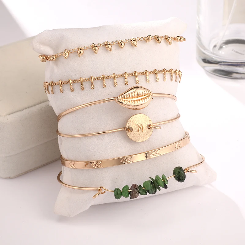 Женский летний браслет Tocona в стиле бохо украшение виде ананаса Луны цветов