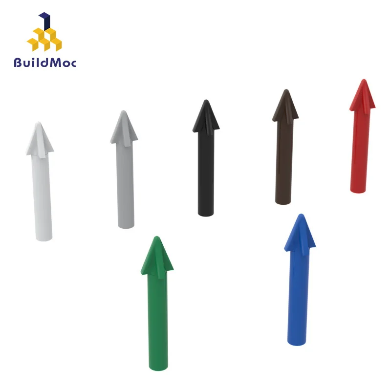 

10 шт. MOC кирпичная стрела жавелин гарпун для строительных блоков детали «сделай сам» образование строительство классический Фирменный пода...