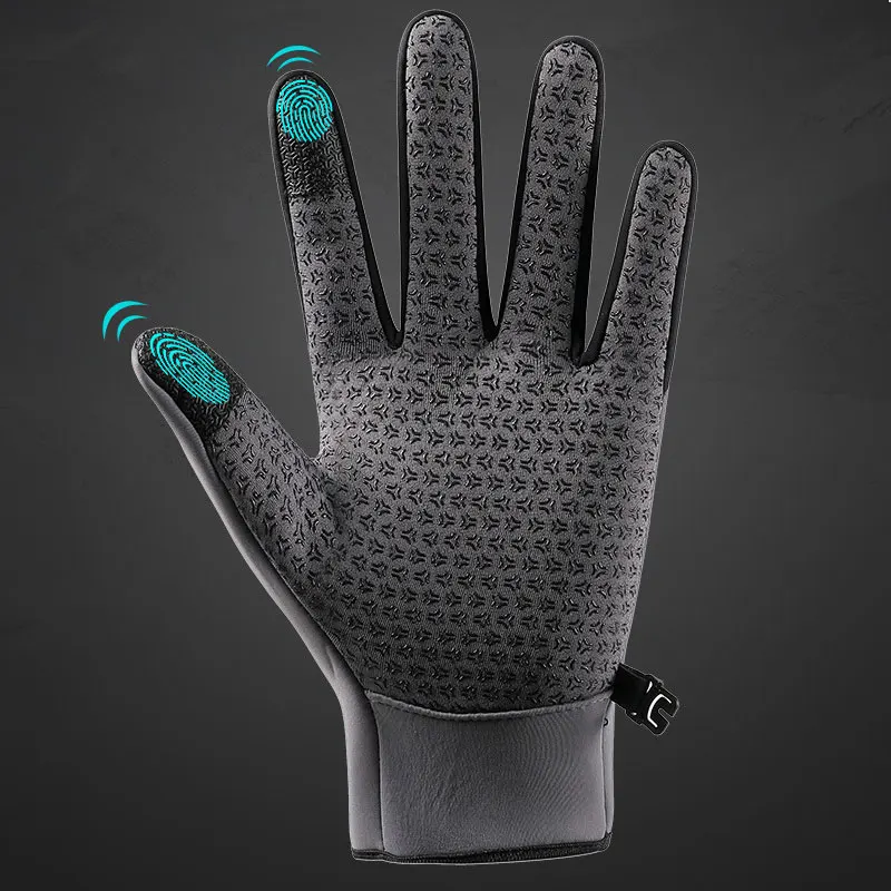 AS Anti-Slip Full Finger Fishing Cycling Gloves Waterproof Winter Fall Windproof Durable Pesca Fitness Carp Comofortable enlarge